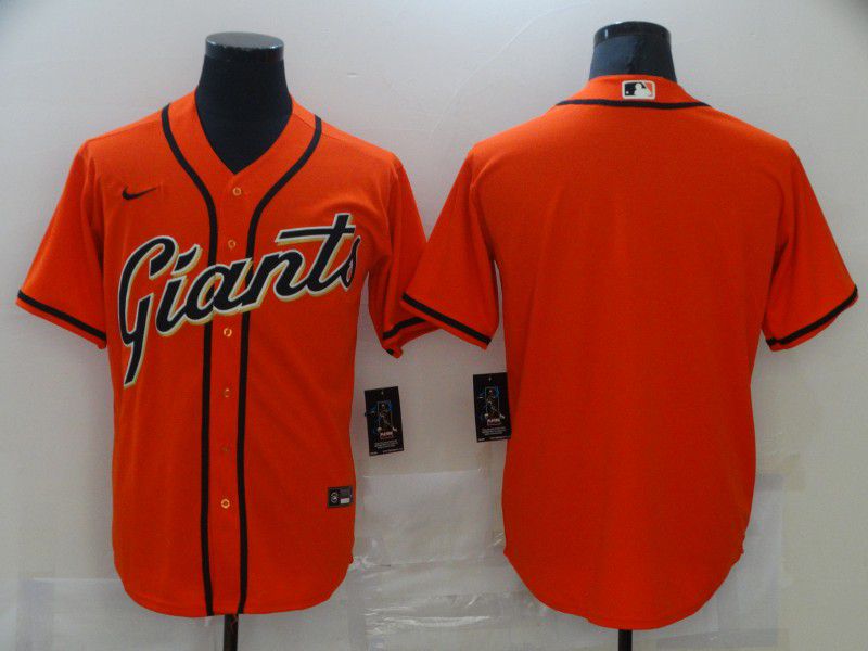 Men San Francisco Giants Blank Orange Game 2021 Nike MLB Jersey